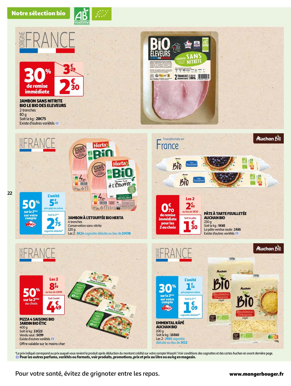 Catalogue Cette semaine cumulez des euros sur votre cagnotte Auchan !, page 00022