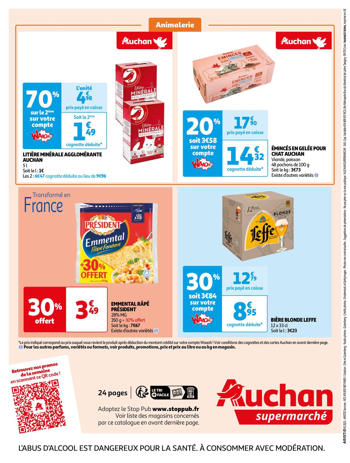 Catalogue Cette semaine cumulez des euros sur votre cagnotte Auchan !, page 00024