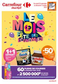 Catalogue Carrefour Market à Paris | Le mois anniversaire Italie | 19/09/2023 - 01/10/2023