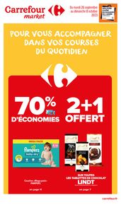 Catalogue Carrefour Market à Marseille | Pour vous accompagner dans vos courses du quotidien | 26/09/2023 - 08/10/2023