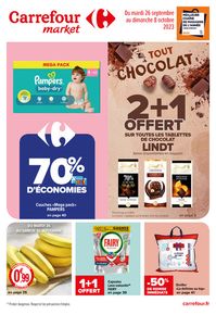 Catalogue Carrefour Market à Hazebrouck | Tout chocolat | 26/09/2023 - 08/10/2023