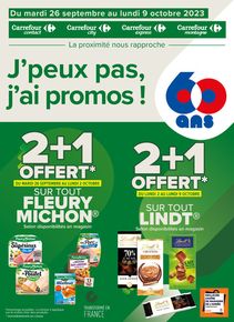 Catalogue Carrefour Contact | J'peux pas, j'ai promos ! | 26/09/2023 - 09/10/2023