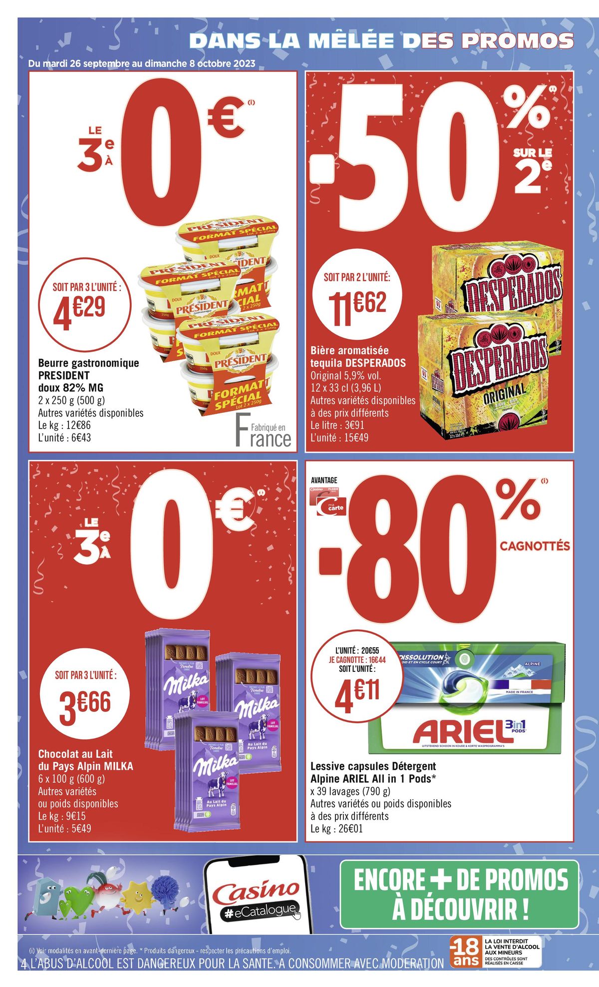 Catalogue DANS LA MÊLÉE DES PROMOS, page 00004