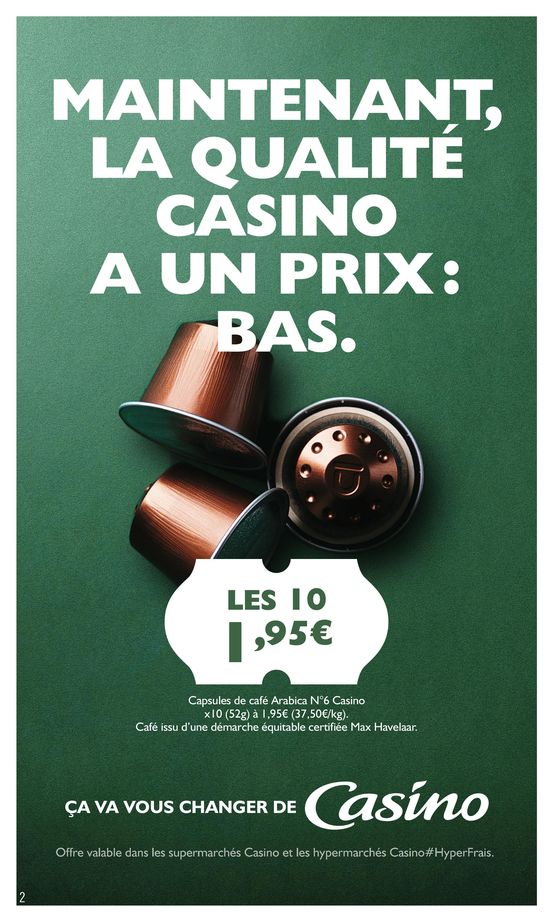 Catalogue Casino Supermarchés à Nice | DANS LA MÊLÉE DES PROMOS | 26/09/2023 - 08/10/2023