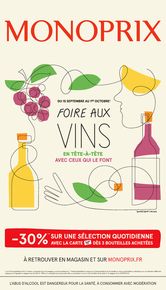 Catalogue Monoprix à Tarbes | Foire aux vins | 22/09/2023 - 01/10/2023