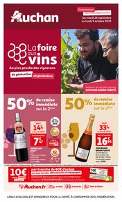 Catalogue Auchan à Puteaux | La Foire aux vins d'Automne | 26/09/2023 - 09/10/2023