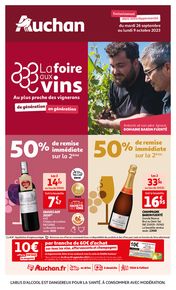 Catalogue Auchan | La Foire aux vins d'Automne | 26/09/2023 - 09/10/2023