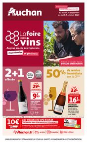 Catalogue Auchan à Clermont-Ferrand | La Foire aux vins d'Automne | 26/09/2023 - 09/10/2023