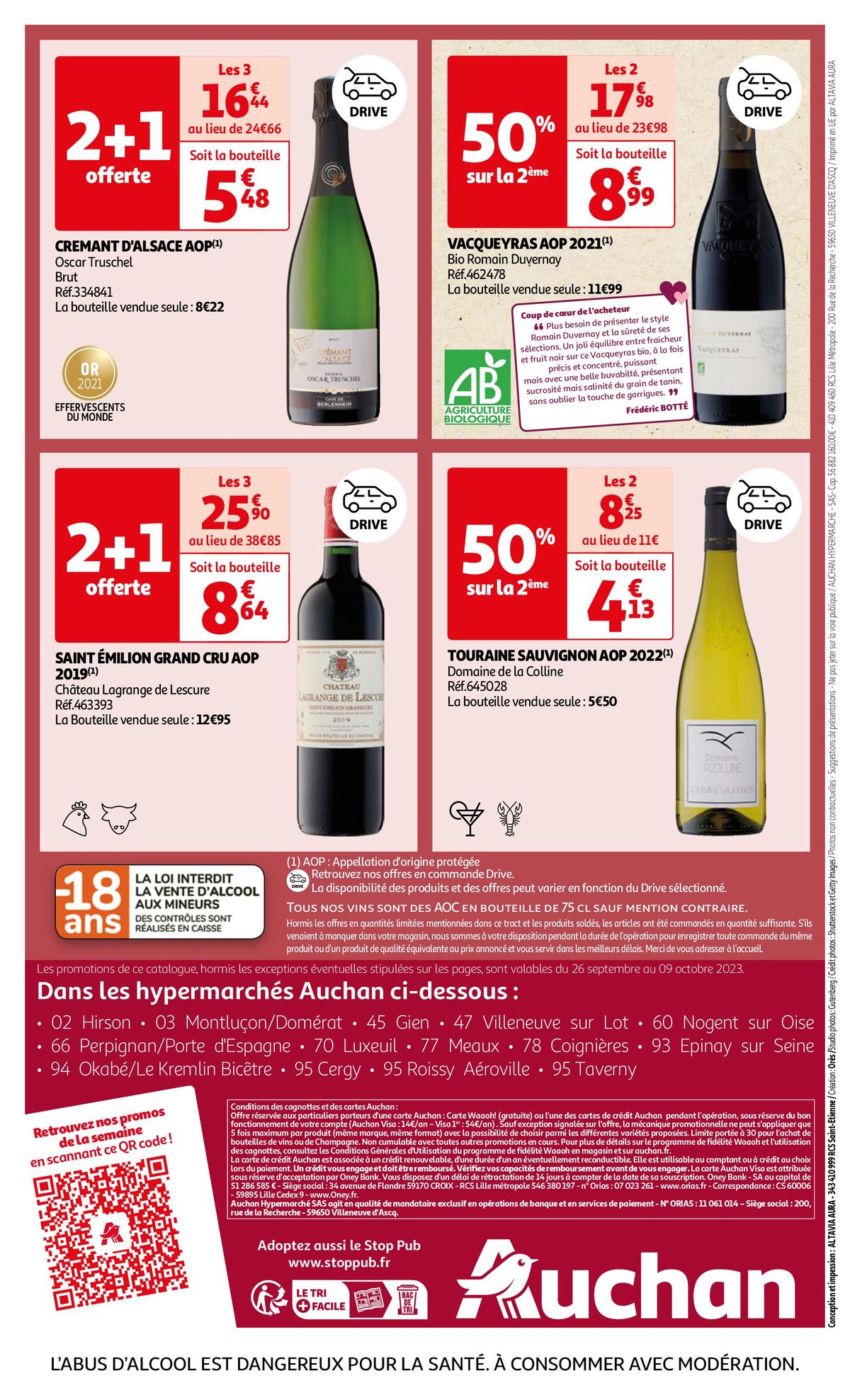 Catalogue La Foire aux vins d'Automne, page 00036
