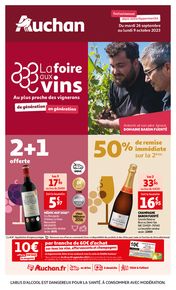 Catalogue Auchan à Argenteuil | La Foire aux vins d'Automne | 26/09/2023 - 09/10/2023