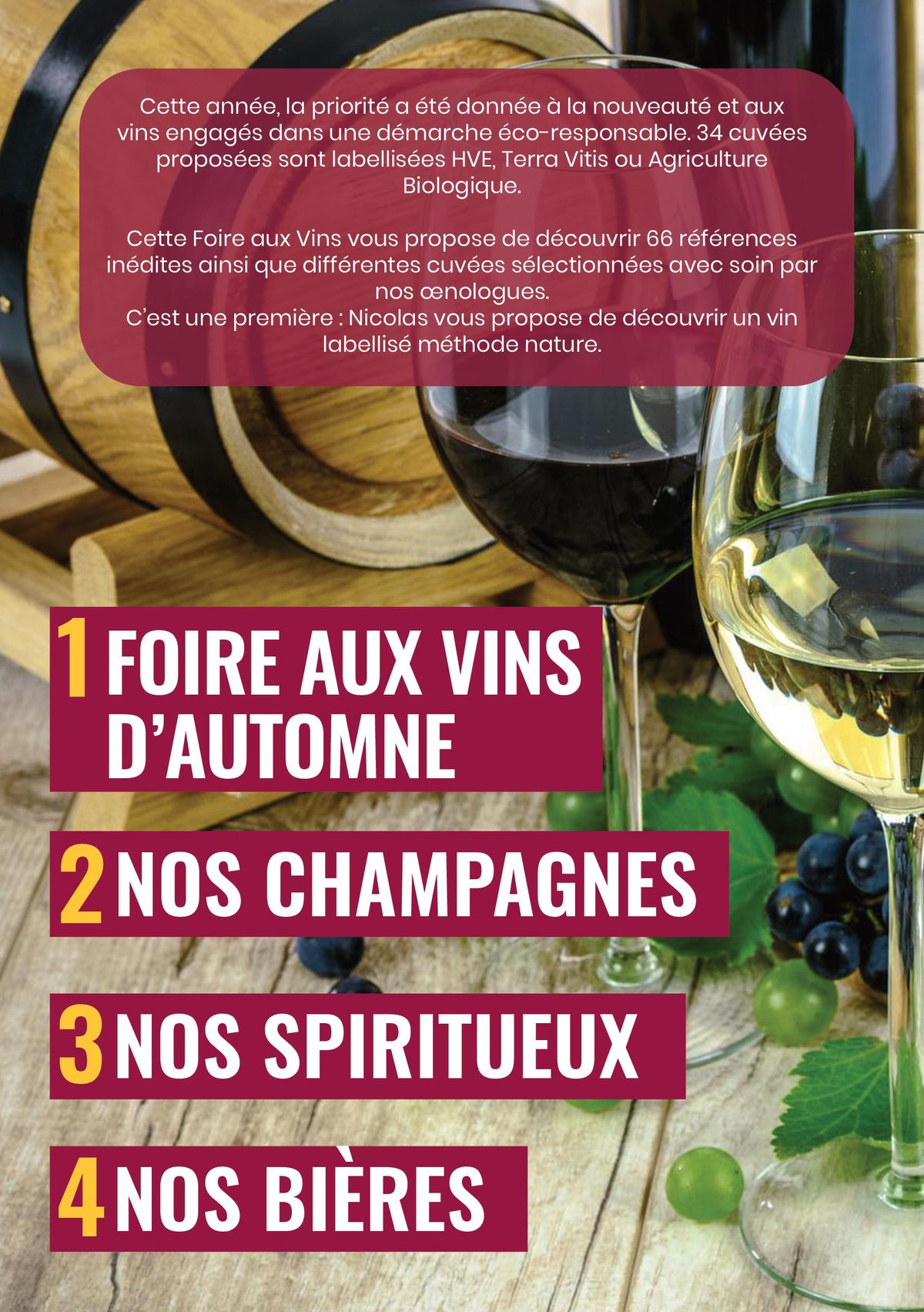 Catalogue LA FOIRE AUX VINS CHEZ NICOLAS, page 00002