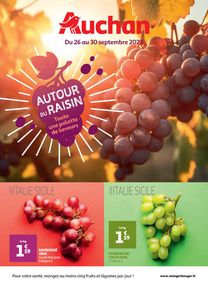 Catalogue Auchan à Argenteuil | Autour du raisin | 26/09/2023 - 30/09/2023
