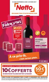 Catalogue Netto à Sallanches | La foire aux vins | 28/09/2023 - 16/10/2023