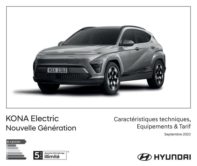 Hyundai KONA Electric Nouvelle Génération