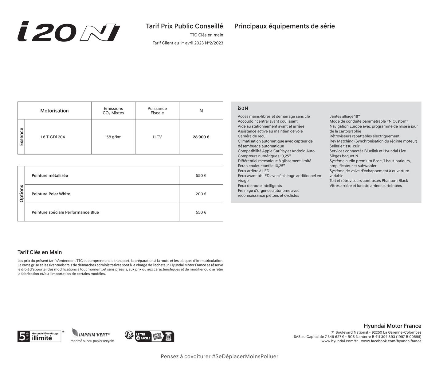 Catalogue Hyundai i20 N, page 00027