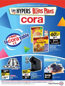 Catalogue Cora à Paris | Le mois incorayable n°4 | 26/09/2023 - 02/10/2023