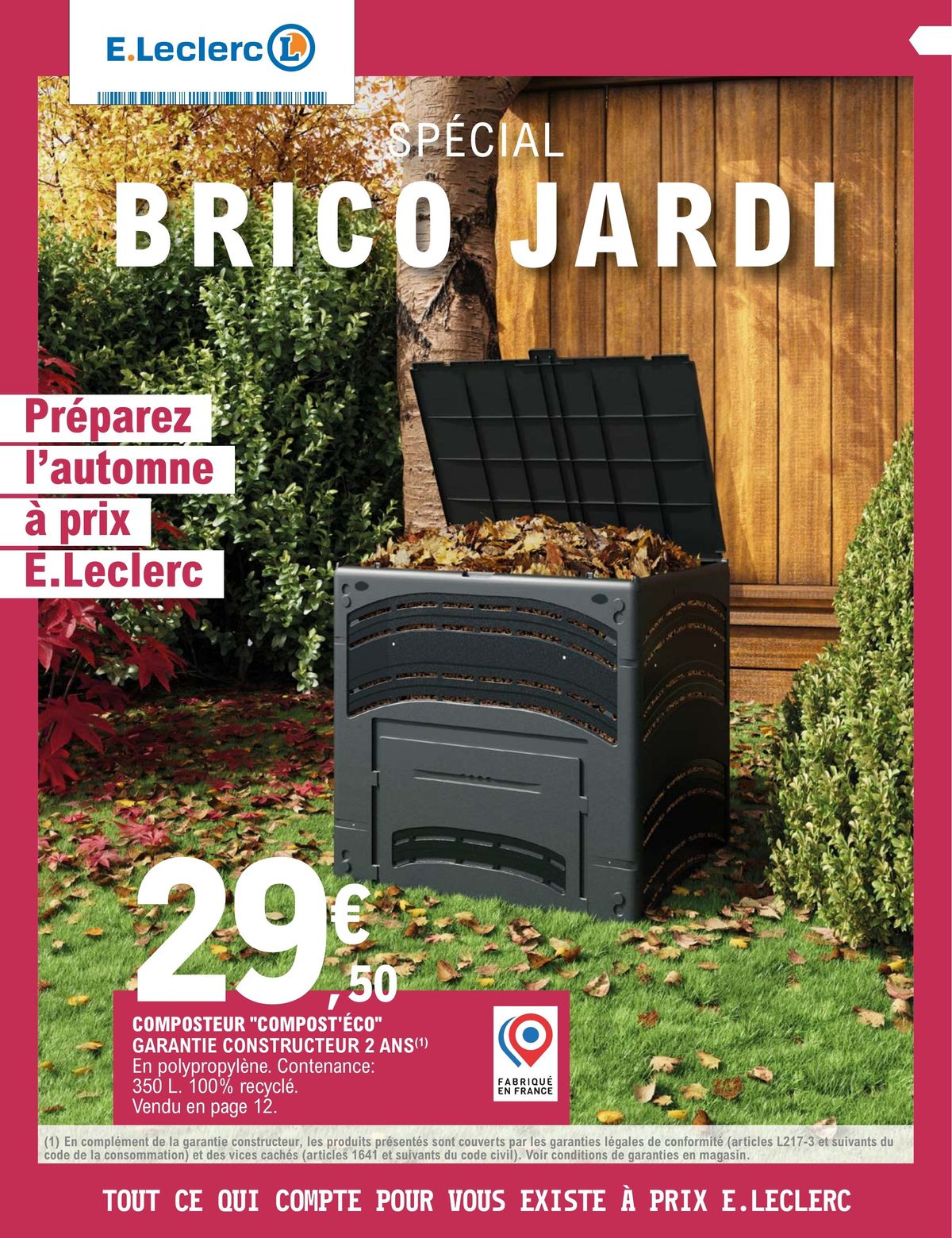 Catalogue Jardin Dautomne Brico Chauffage, page 00001