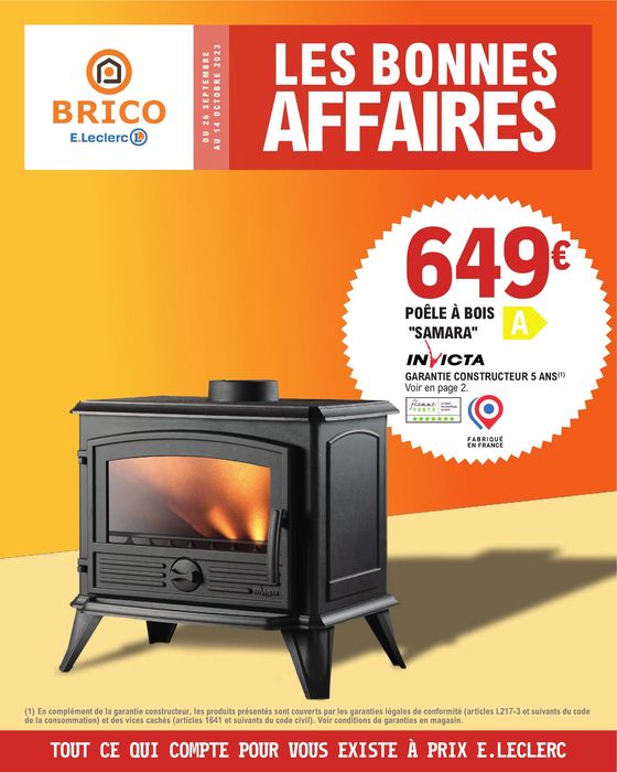 Catalogue E.Leclerc Brico à Lyon | Trafic Brico 10 - Événement | 26/09/2023 - 14/10/2023