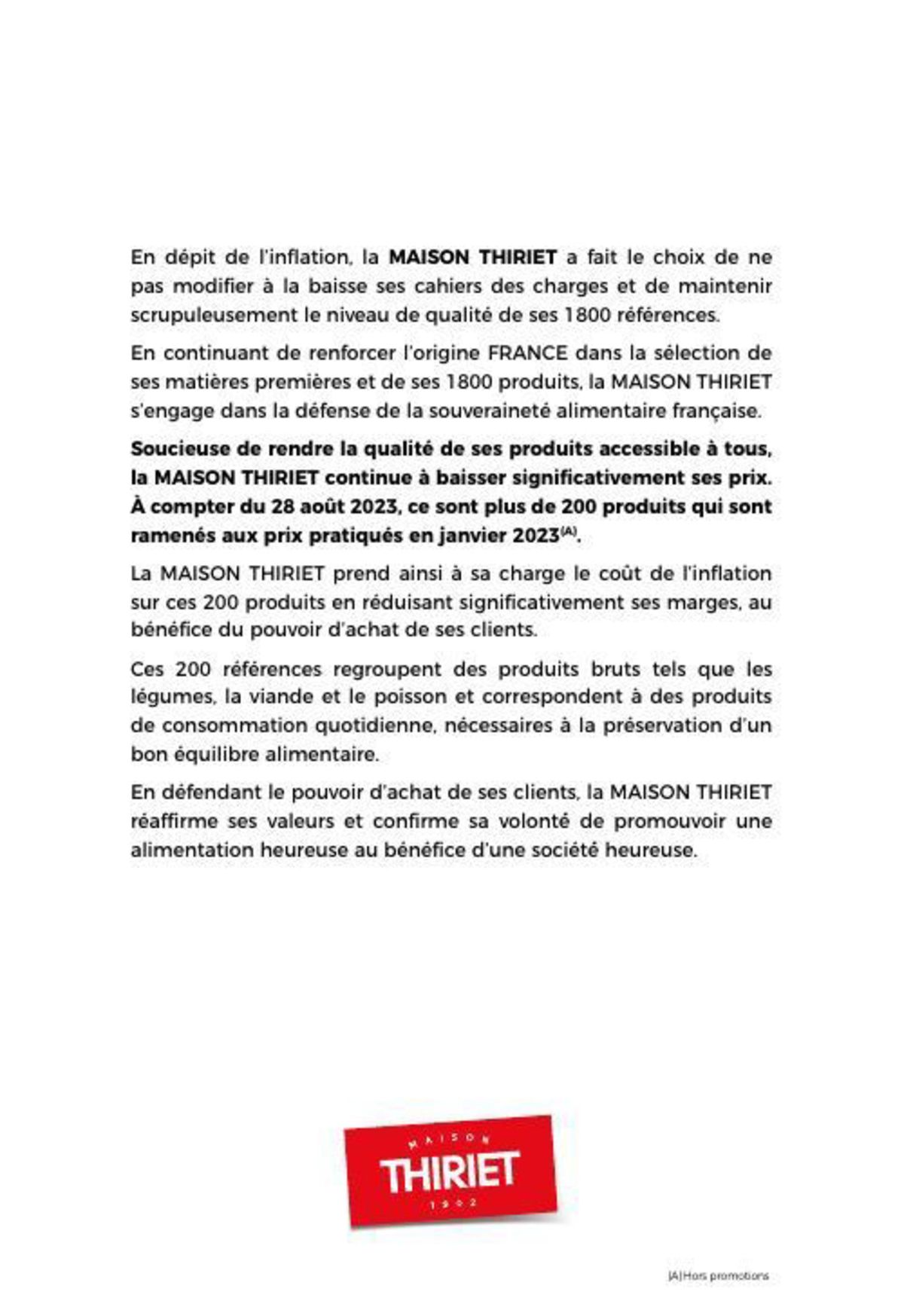 Catalogue Retour au prix avant inflation, page 00017