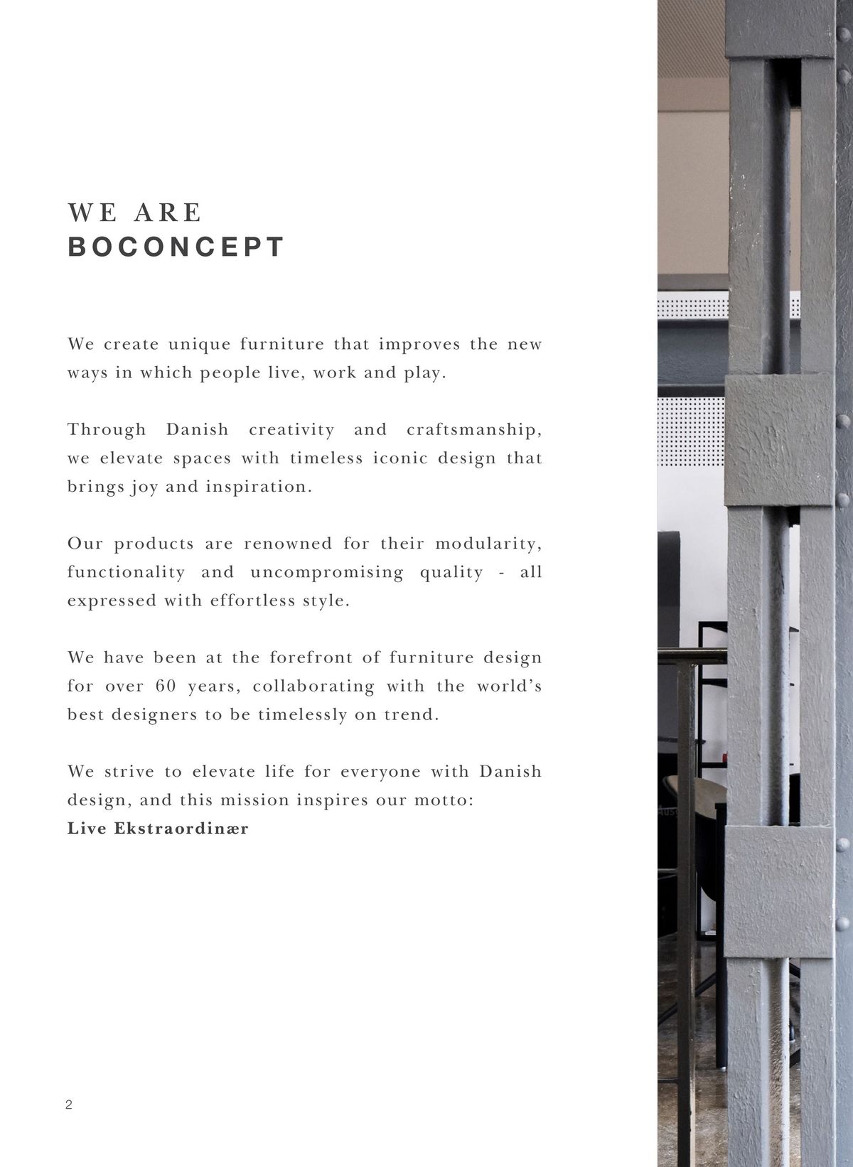 Catalogue Creating extraordinary spaces, page 00002