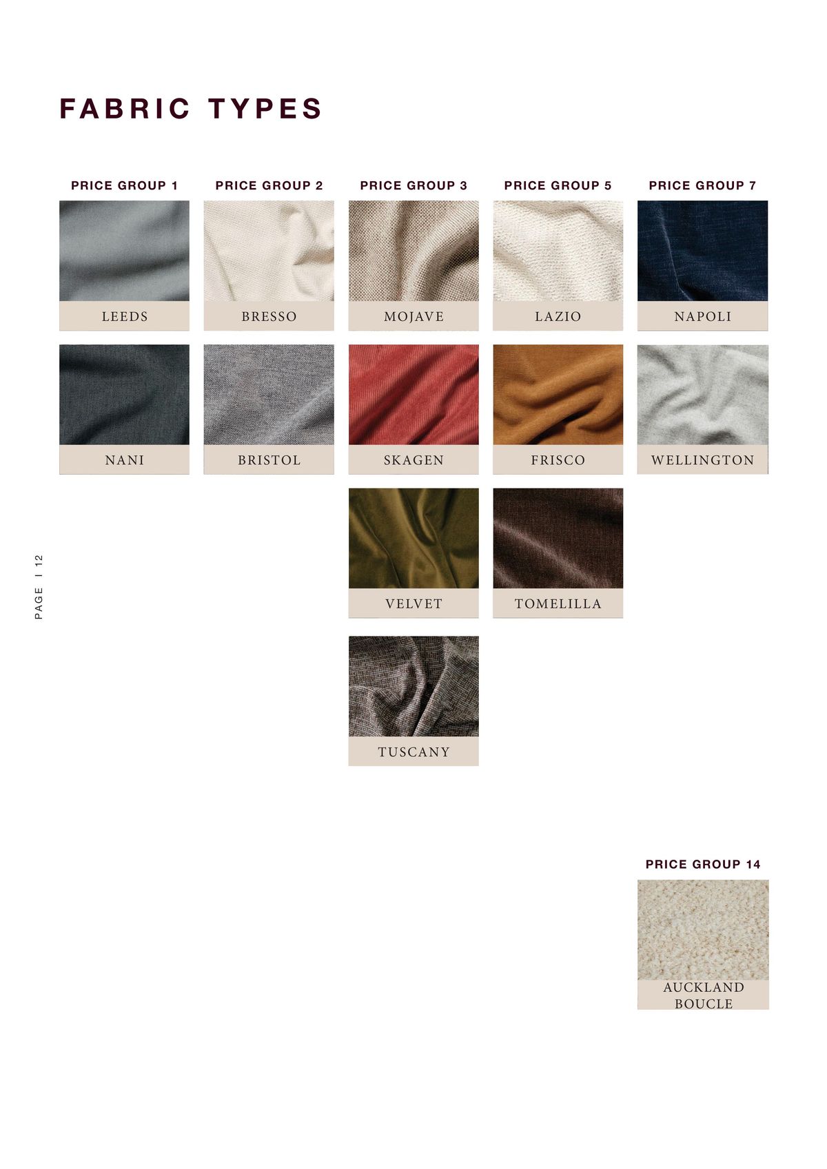 Catalogue Explore our contract materials guide, page 00012