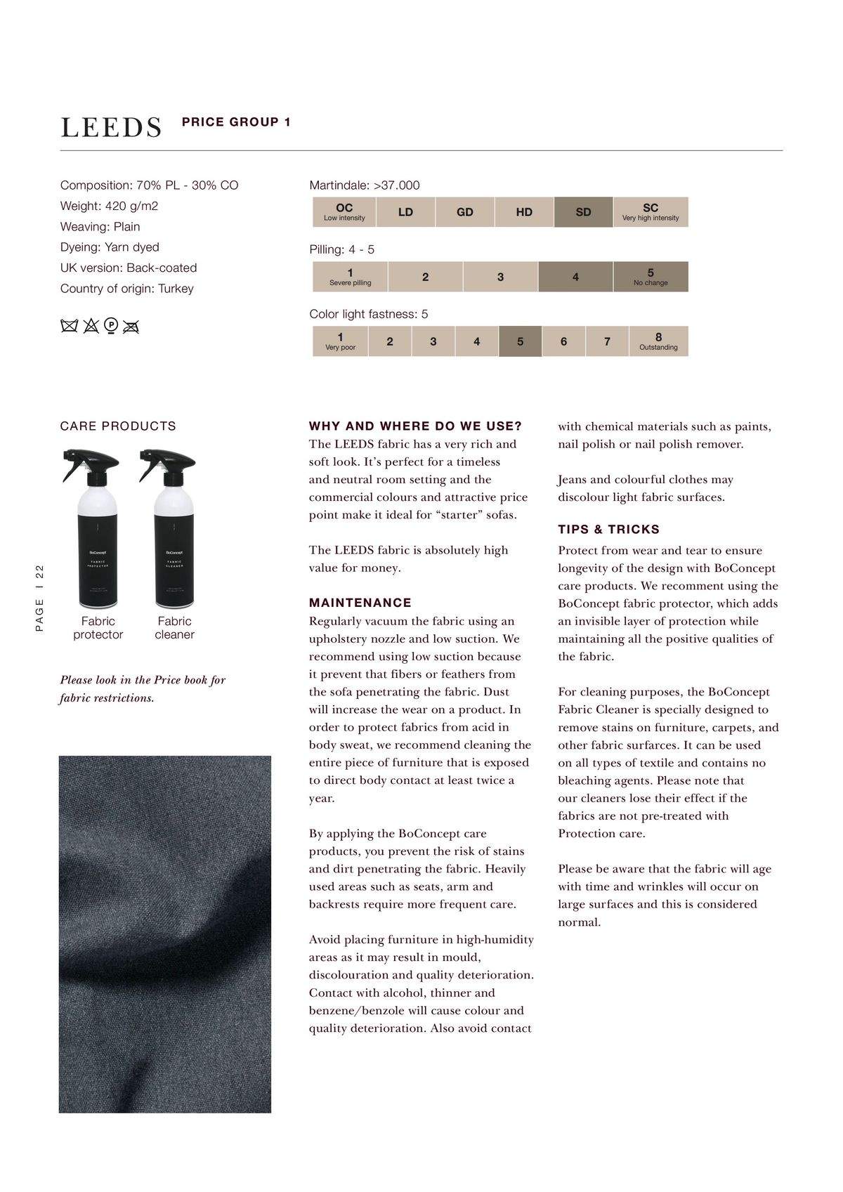 Catalogue Explore our contract materials guide, page 00022