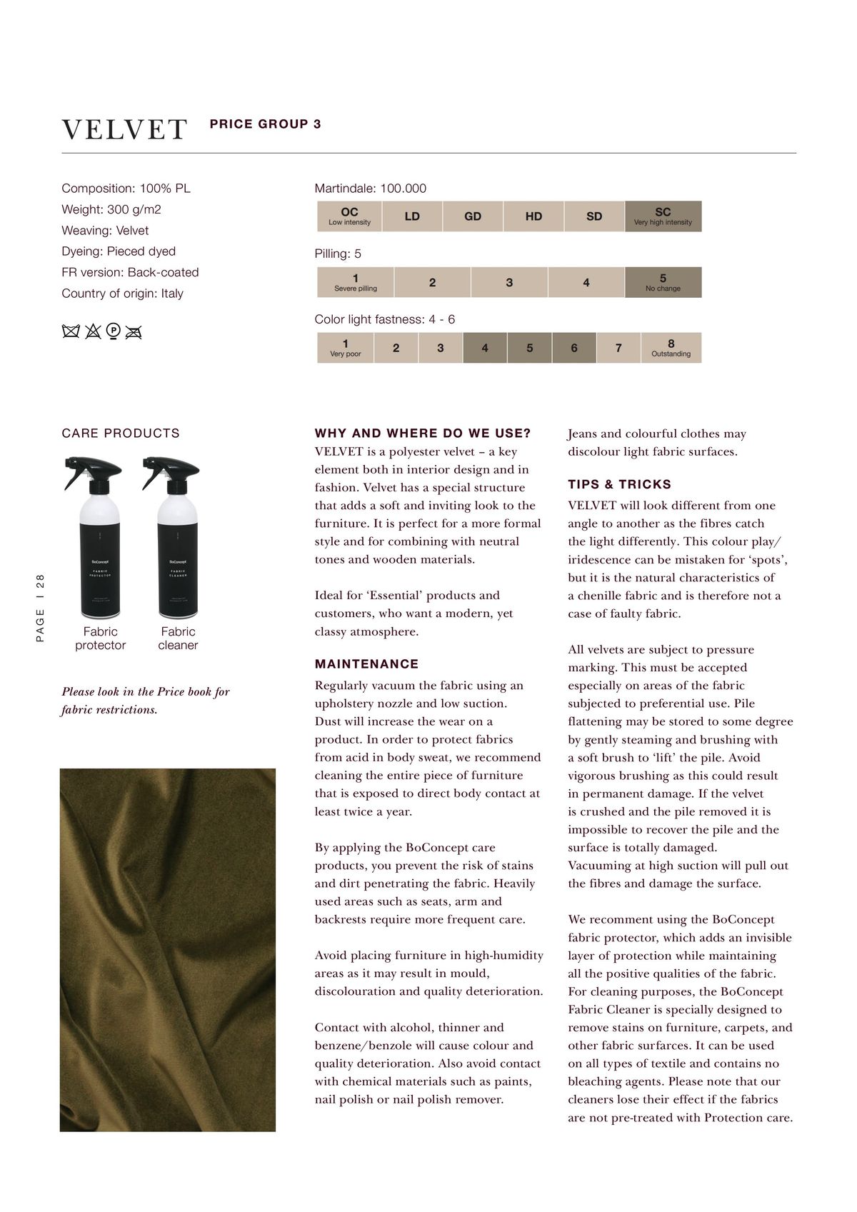 Catalogue Explore our contract materials guide, page 00028
