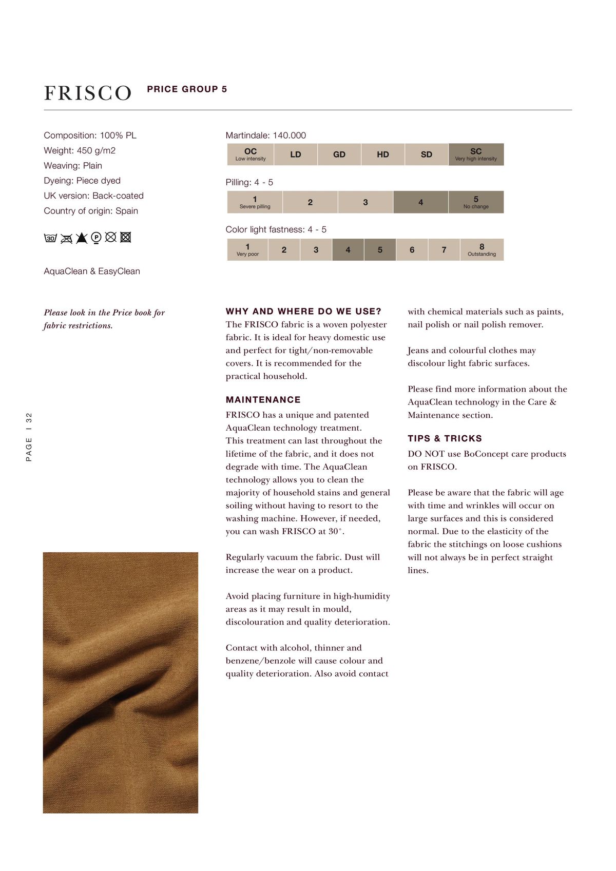 Catalogue Explore our contract materials guide, page 00032