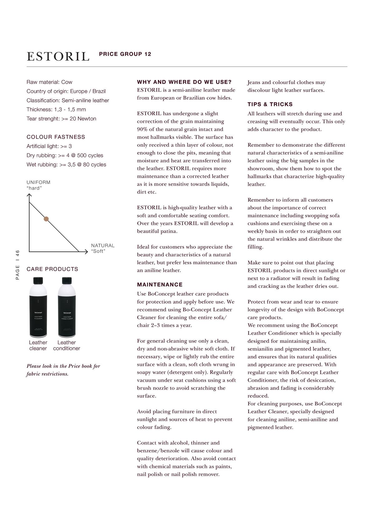 Catalogue Explore our contract materials guide, page 00046