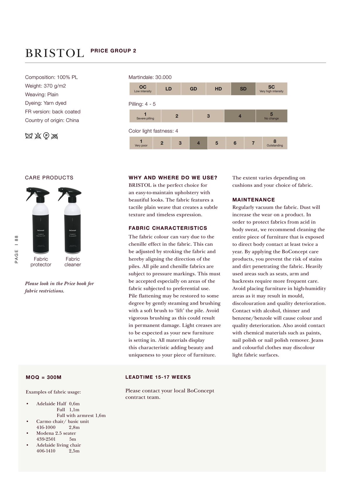 Catalogue Explore our contract materials guide, page 00088