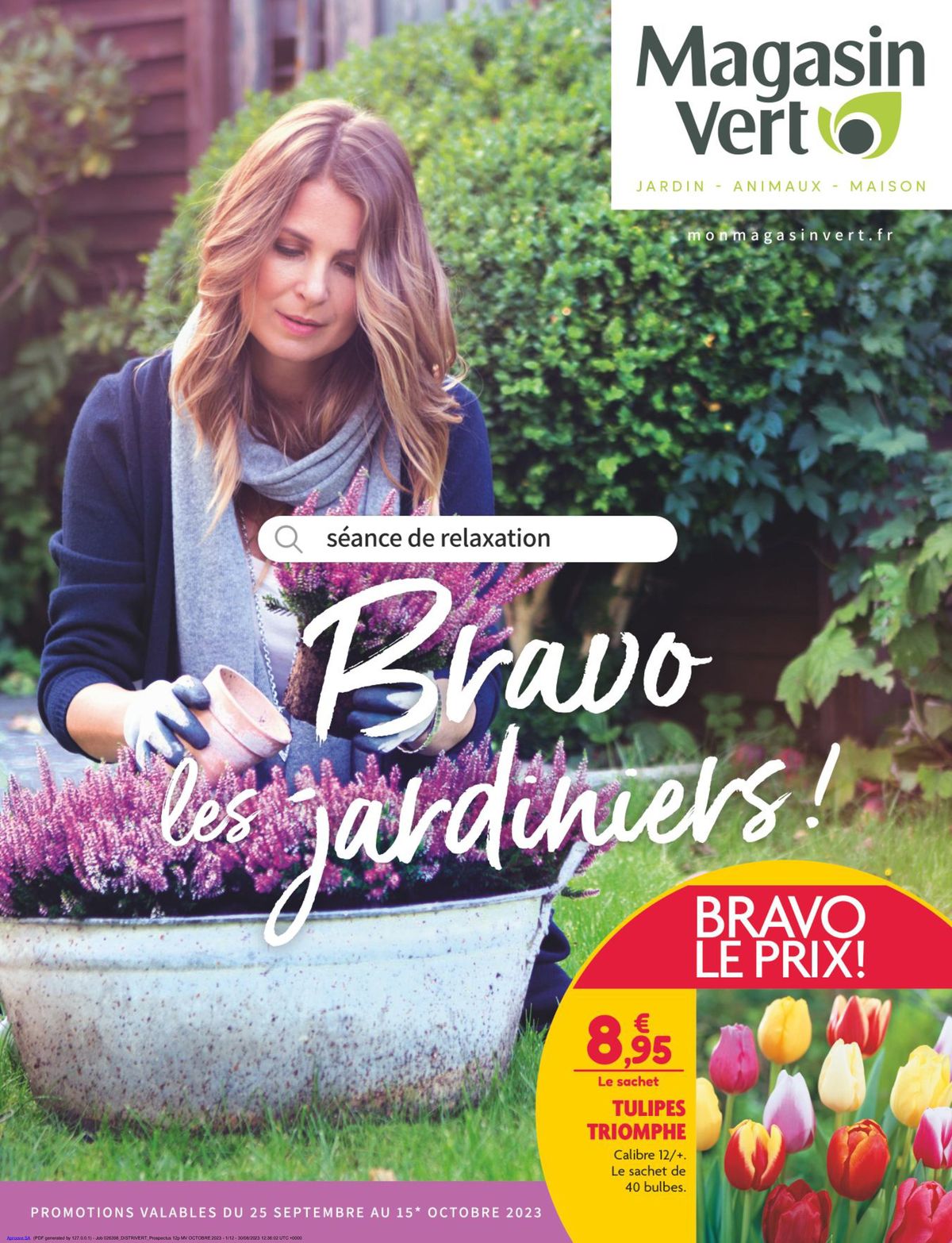 Catalogue Bravo les jardiniers !, page 00001