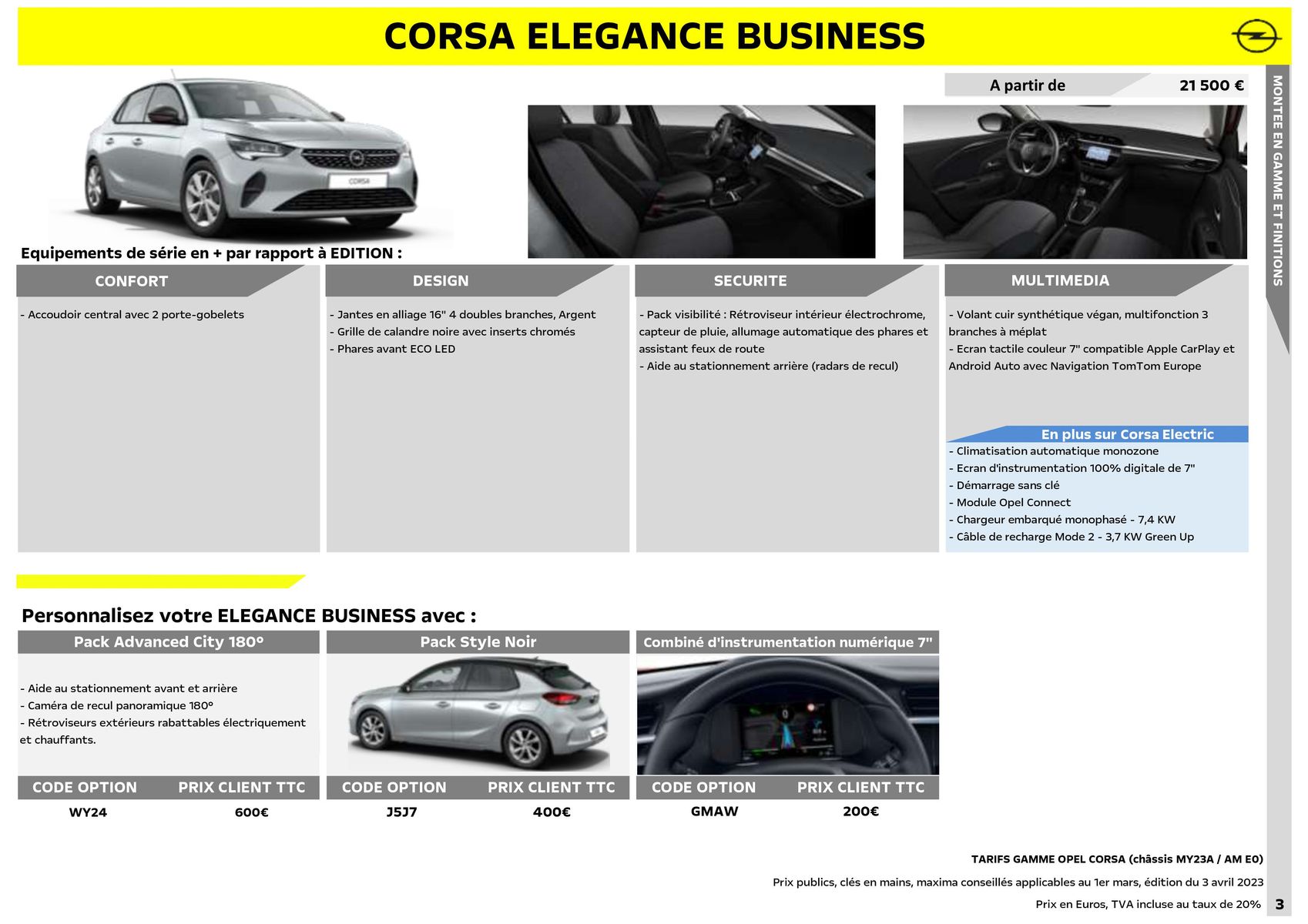 Catalogue Opel Corsa Electric, page 00004