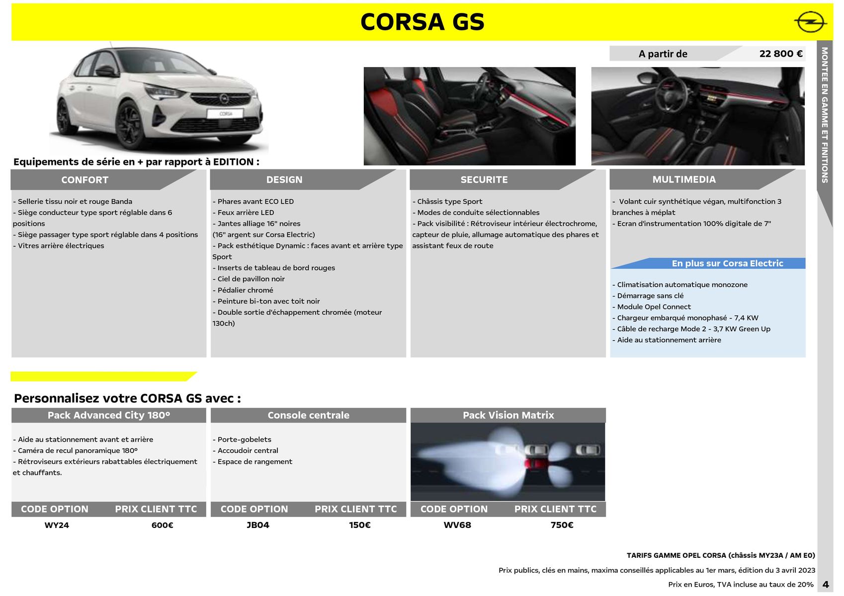 Catalogue Opel Corsa Electric, page 00005