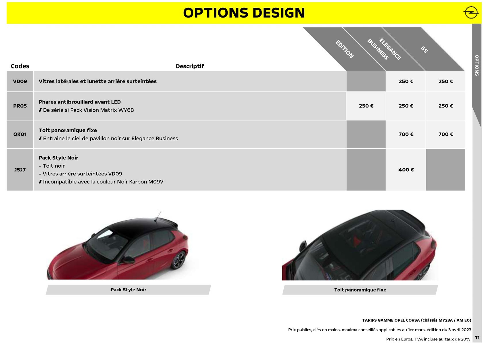 Catalogue Opel Corsa Electric, page 00012