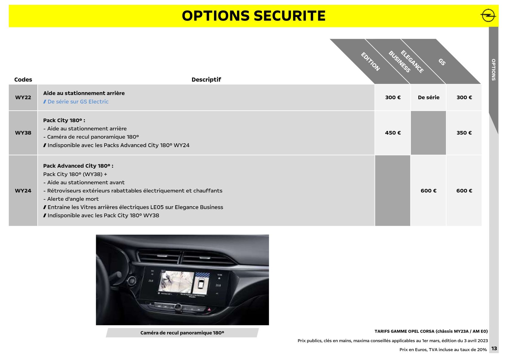 Catalogue Opel Corsa Electric, page 00014