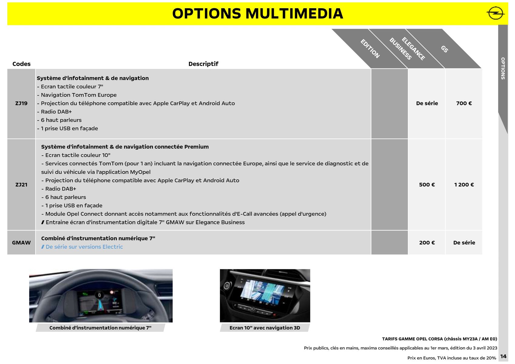 Catalogue Opel Corsa Electric, page 00015