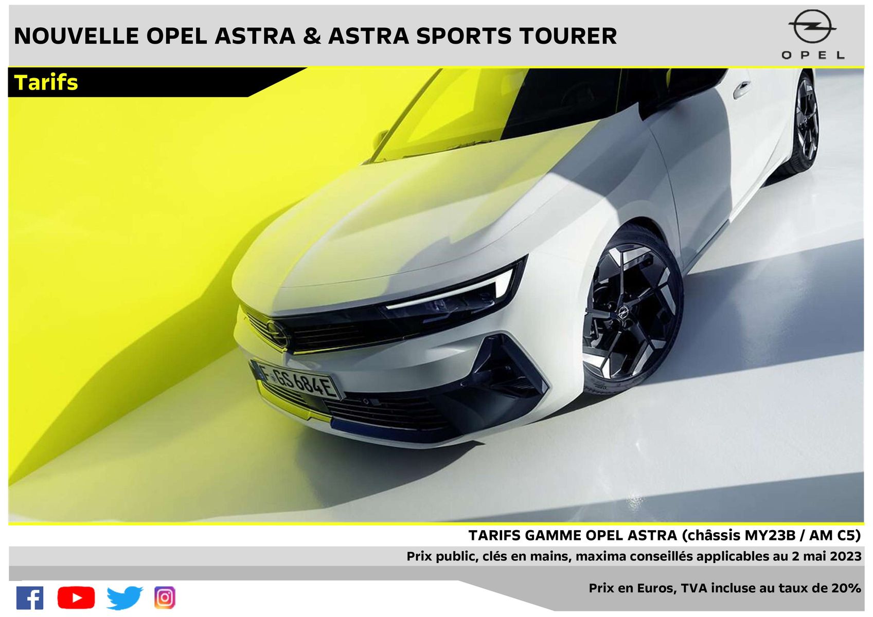 Catalogue Opel Nouvelle Astra, page 00001