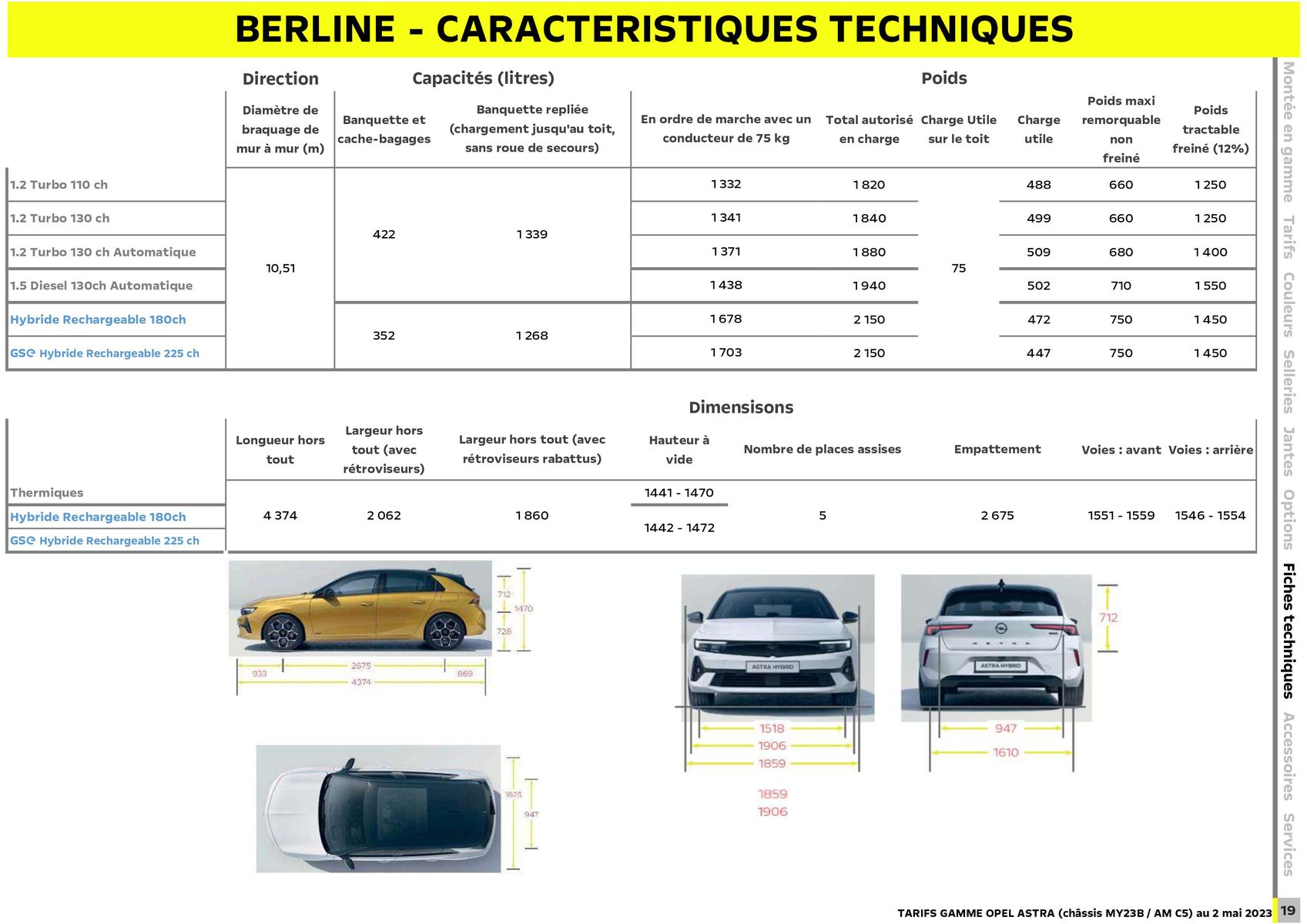 Catalogue Opel Nouvelle Astra, page 00020