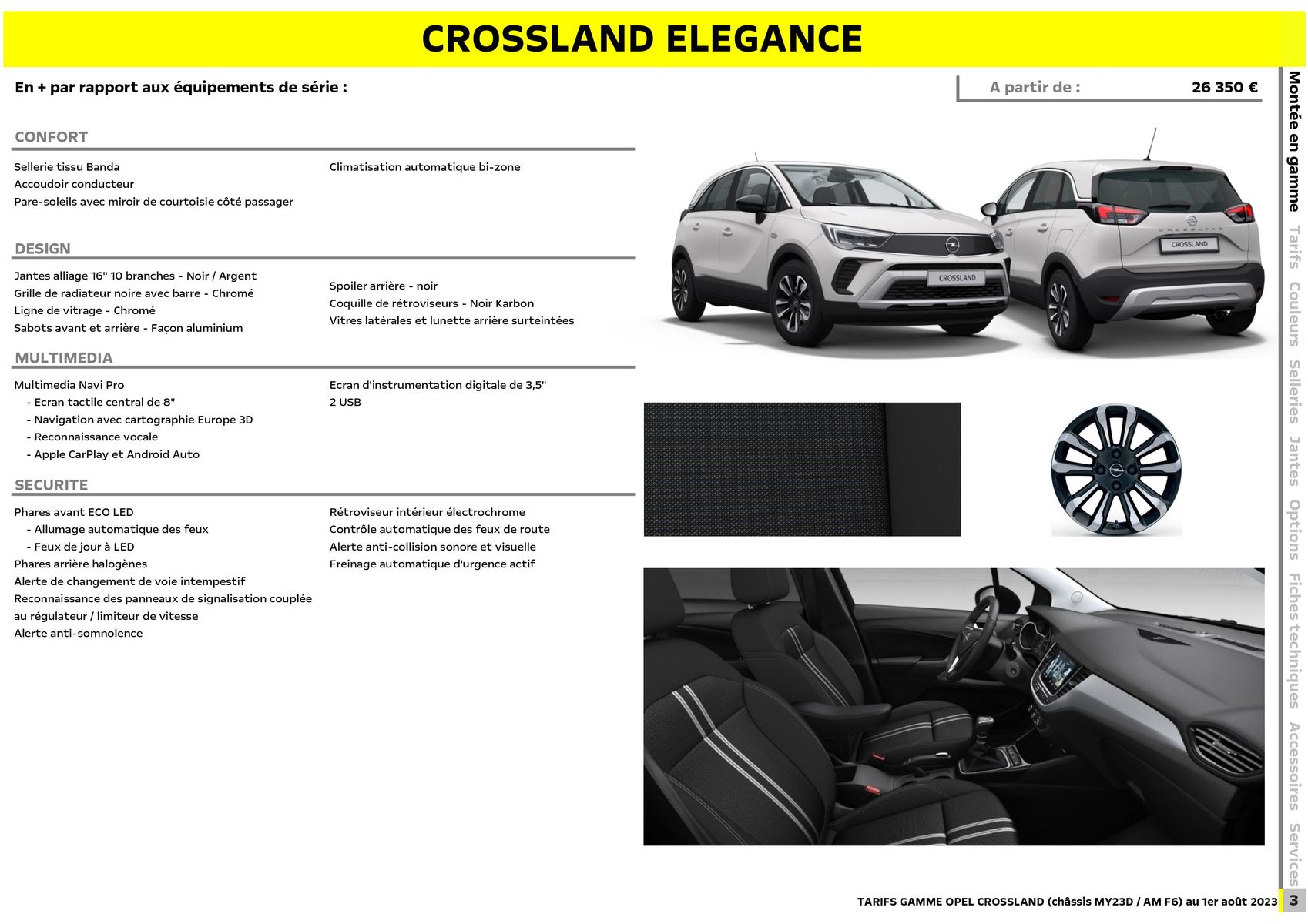 Catalogue Opel Crossland, page 00004