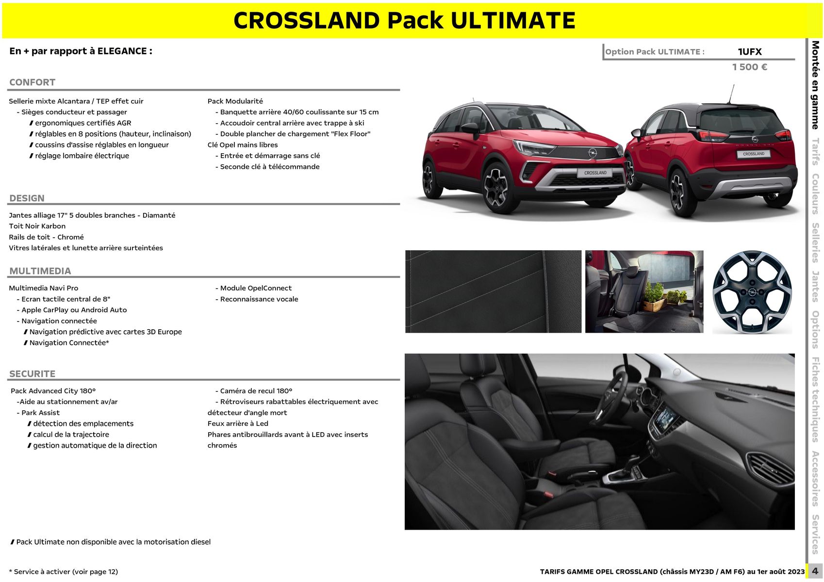 Catalogue Opel Crossland, page 00005