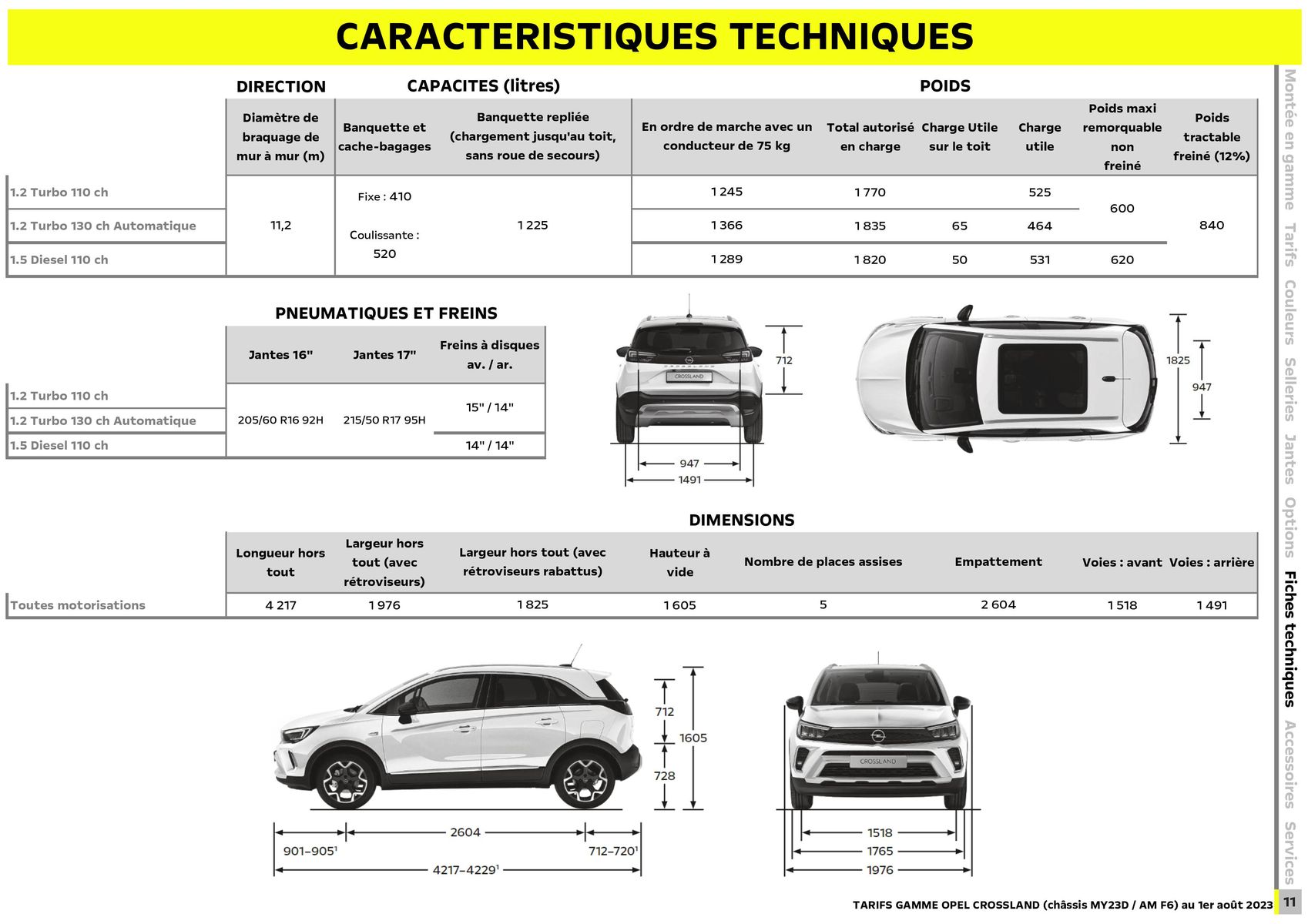 Catalogue Opel Crossland, page 00012