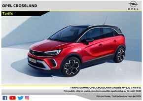 Catalogue Opel à Haguenau | Opel Crossland. | 26/09/2023 - 26/09/2024