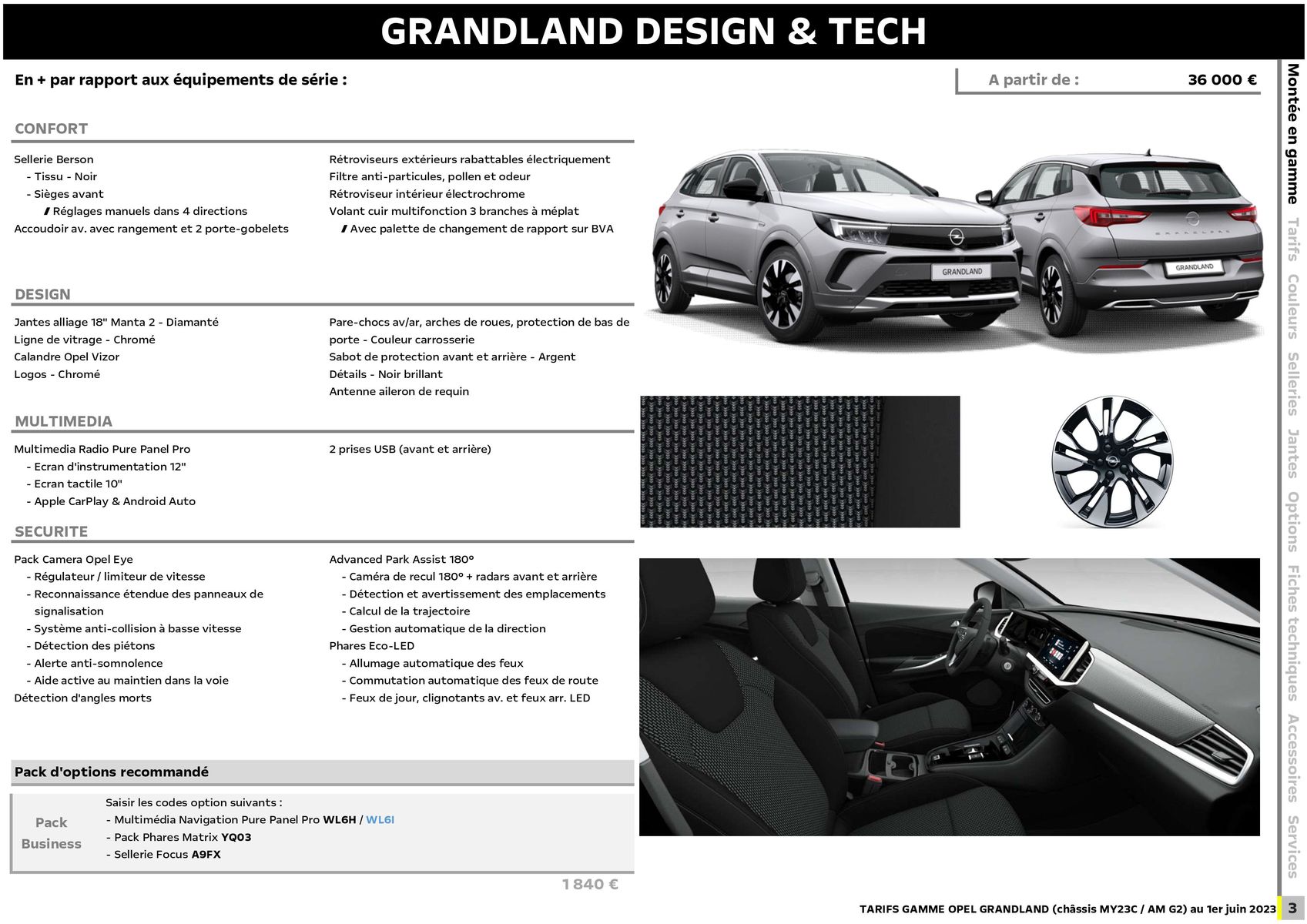 Catalogue Opel Grandland, page 00004