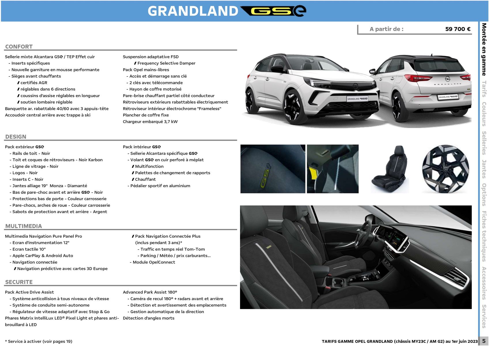 Catalogue Opel Grandland, page 00006