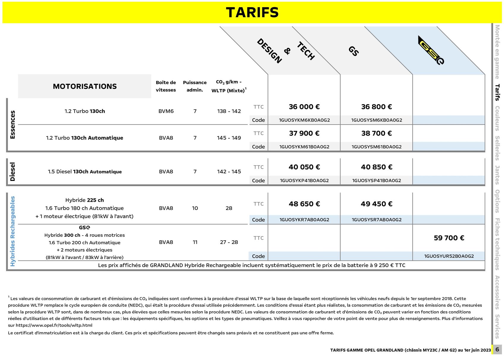 Catalogue Opel Grandland, page 00007