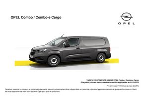 Catalogue Opel | Opel Combo-e Cargo | 26/09/2023 - 26/09/2024