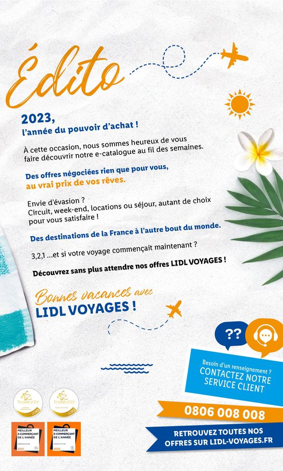 Catalogue Lidl à Nice | Lidl Voyages | 26/09/2023 - 09/10/2023