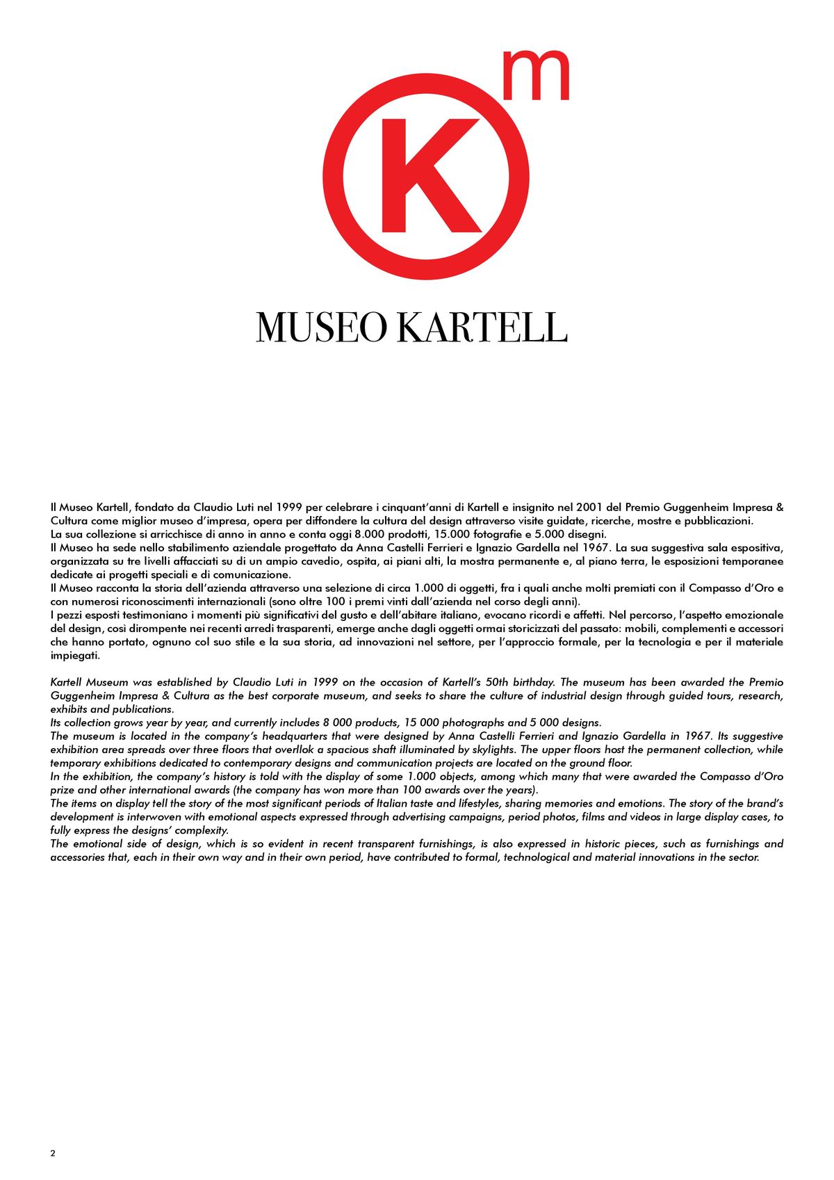 Catalogue Kartell museo, page 00004