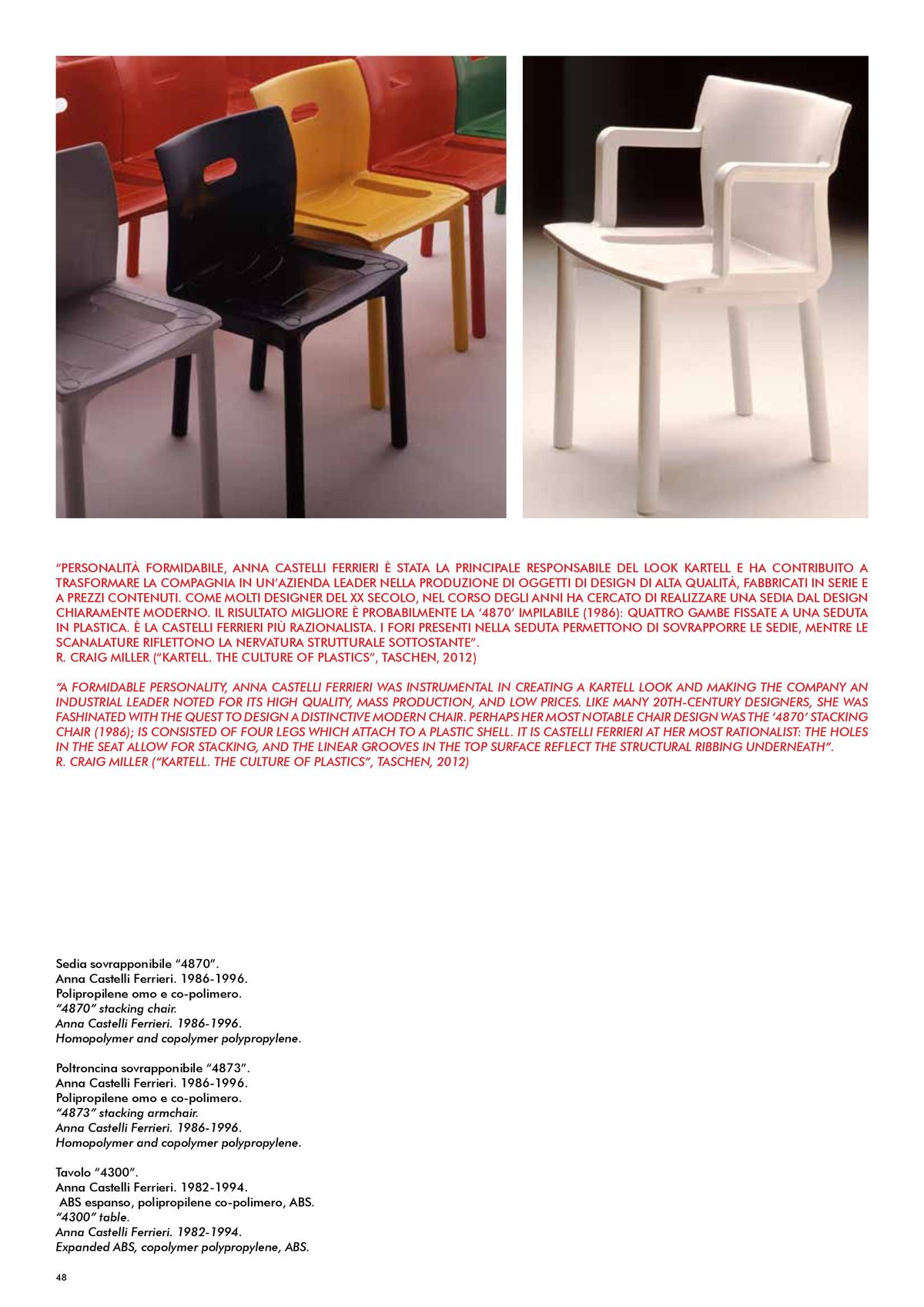 Catalogue Kartell museo, page 00050