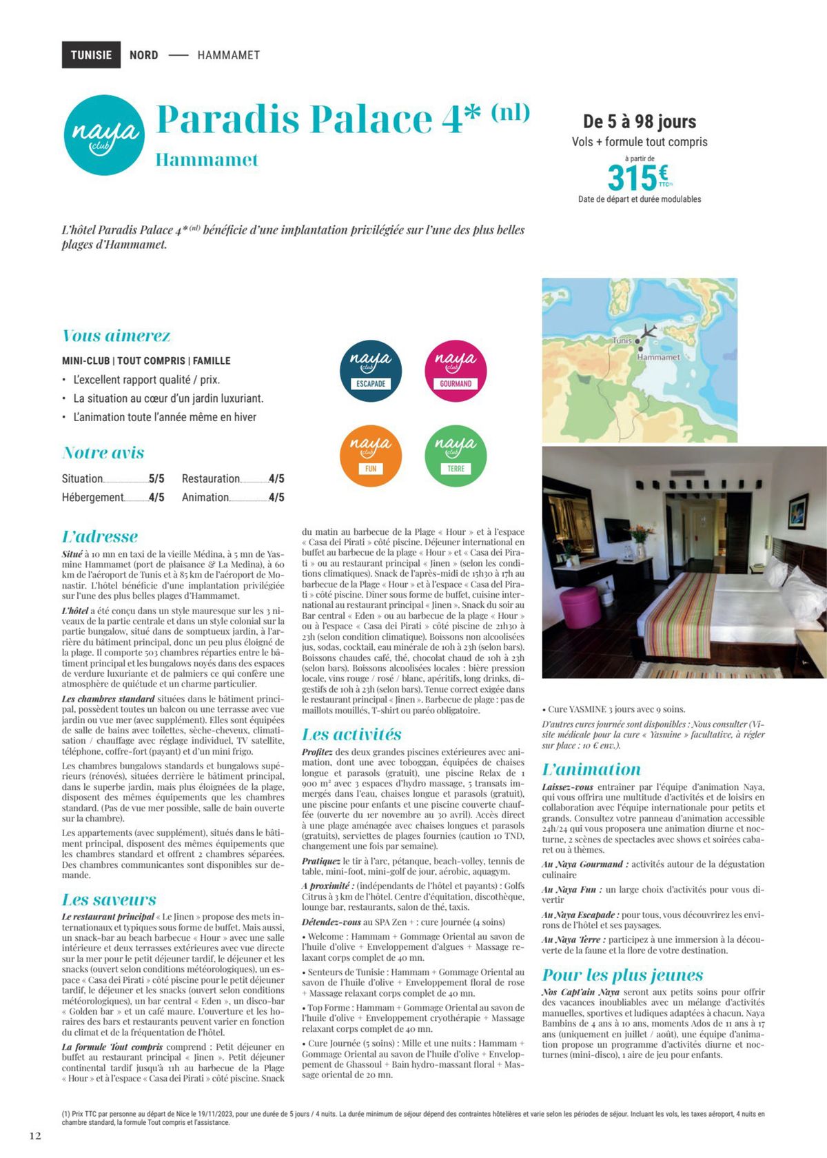 Catalogue Toutes destinations Séjours & Circuits 2024, page 00012
